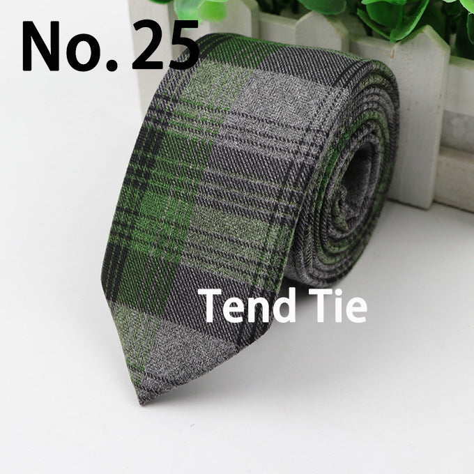 Men's Tie New Ultra-narrow Wool Elegant Atmosphere