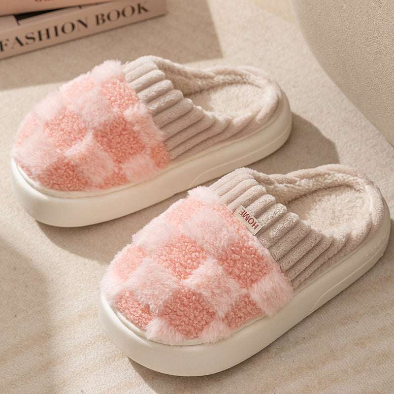 Women’s Winter Cotton Slippers – Warm Indoor Footwear Cotton Slippers Women's Winter Indoor | Ectron Online