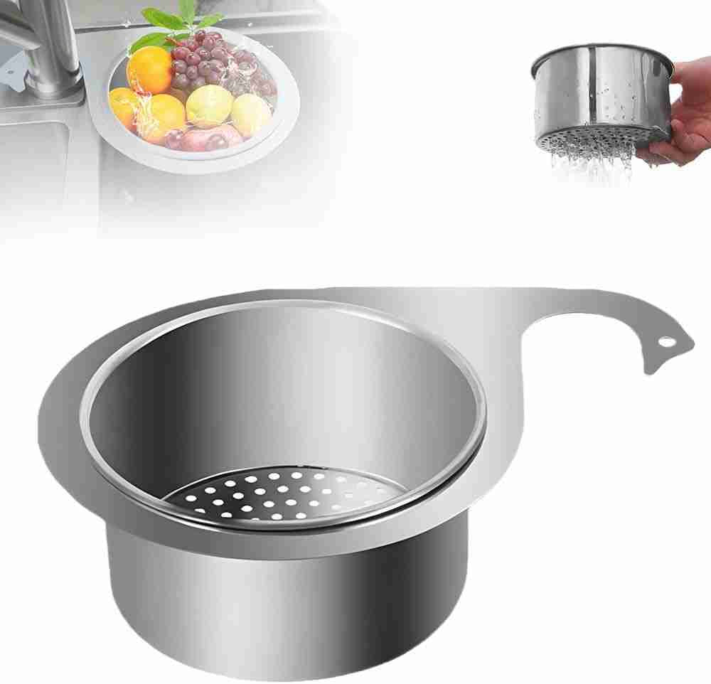 Stainless Steel Swan Sink Strainer Basket | Durable Kitchen Drain Filter