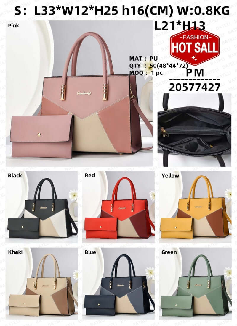 2-in-1 Exquisite Trendy Shoulder Bag Set - Luxury Leather Tote 2-in-1 Exquisite Trendy Women's Shoulder | Ectron Online