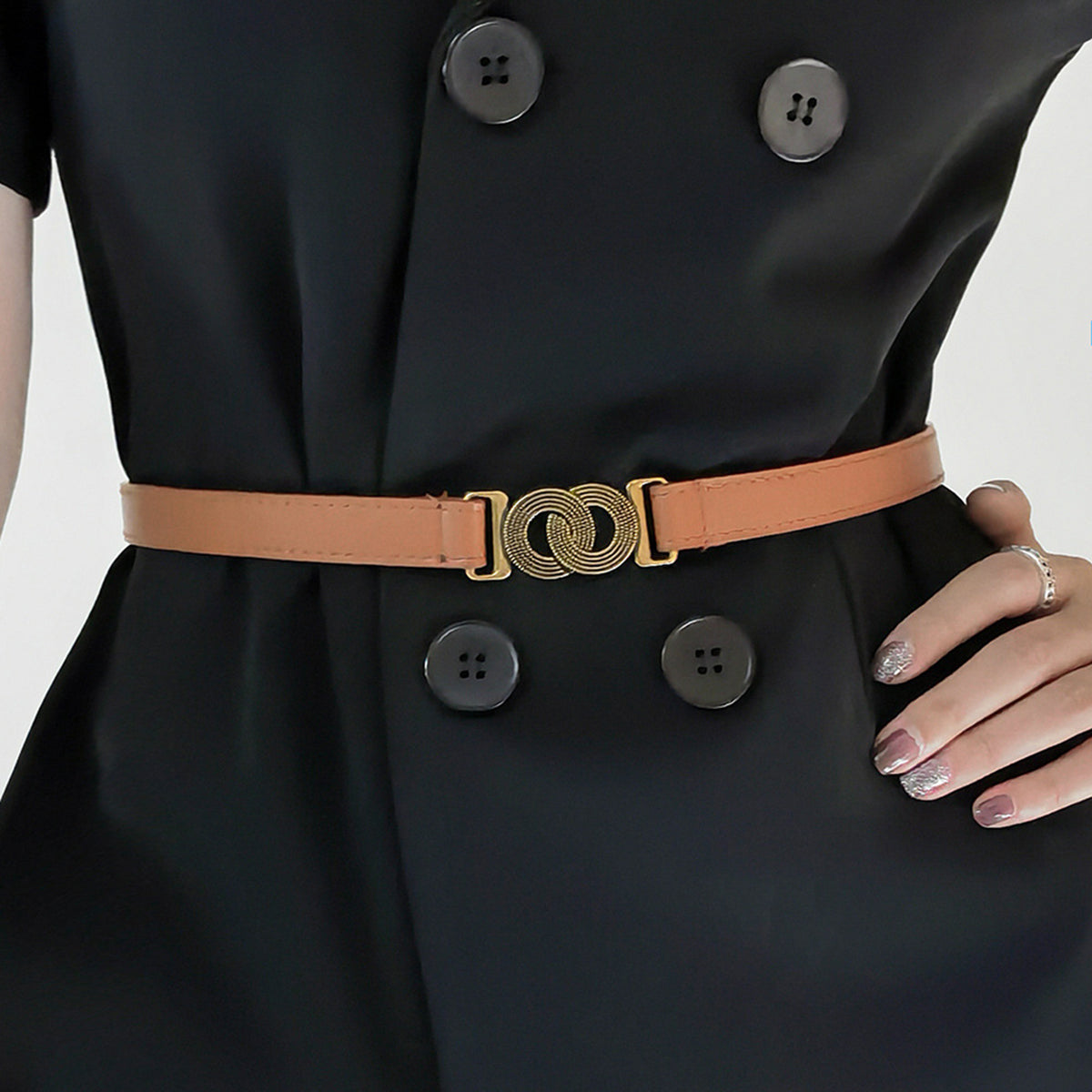 Stylish PU Belt with Alloy Buckle - Versatile and Durable Belt | Ectron Online
