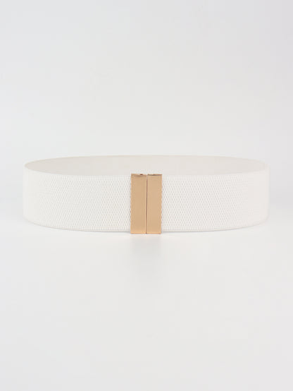 Alloy Buckle Elastic Belt