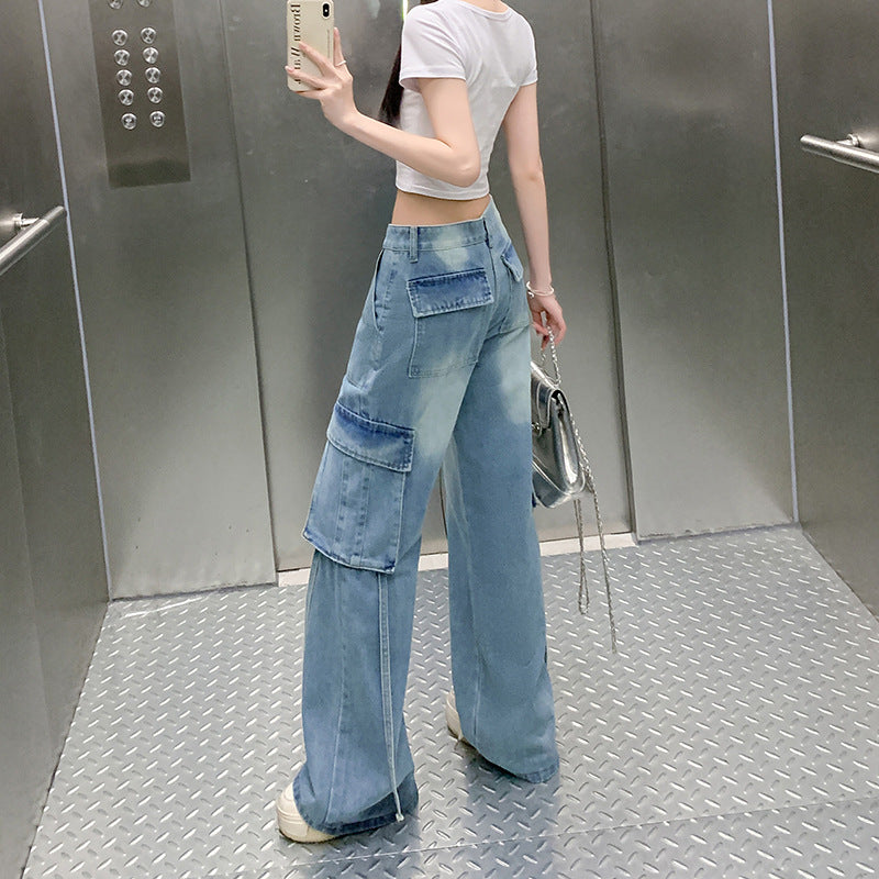 Figure-Flattering Straight-Leg Floor-Length Pants