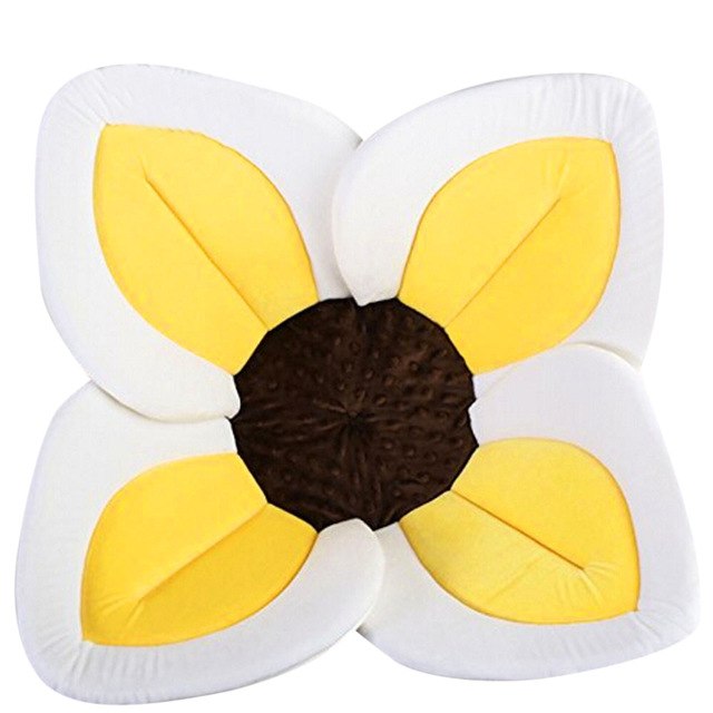 Baby Blooming Bath Flower Bathtub Mat Bath Cushion Infant Newborn Bath For Baby Blooming Sink Infant Shower Seat Accessories