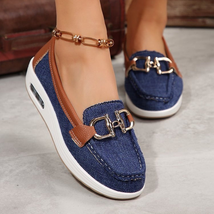 Fly-kit Mesh Metal Casual Pumps Lightweight Women Fly-kit Mesh Metal Casual Pumps Lightwei | Ectron Online