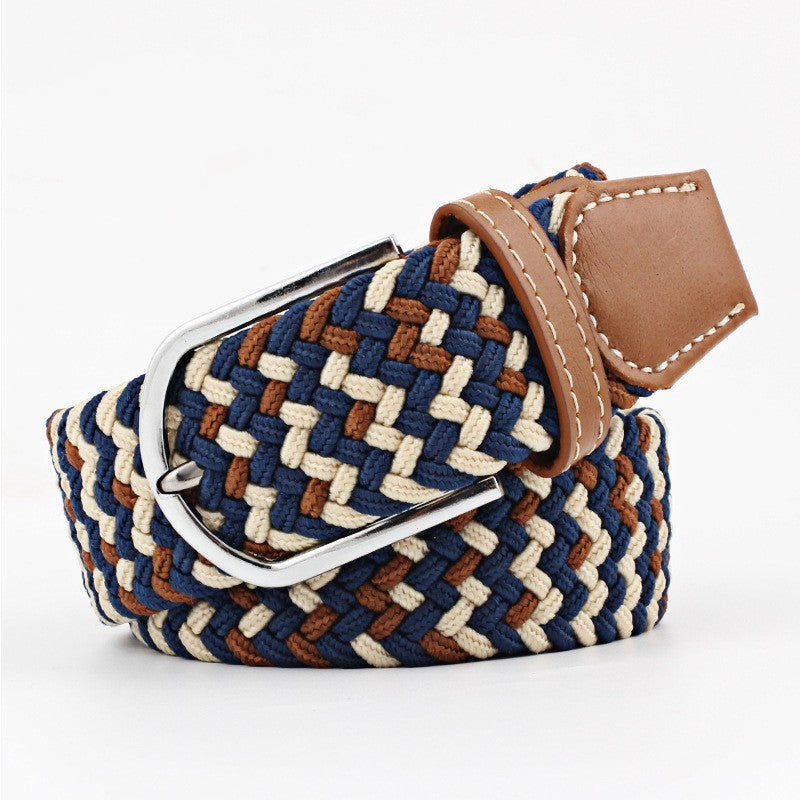 Women's Canvas Pants with Braided Belt Women's Canvas Belt Student Pants Casual | Ectron Online