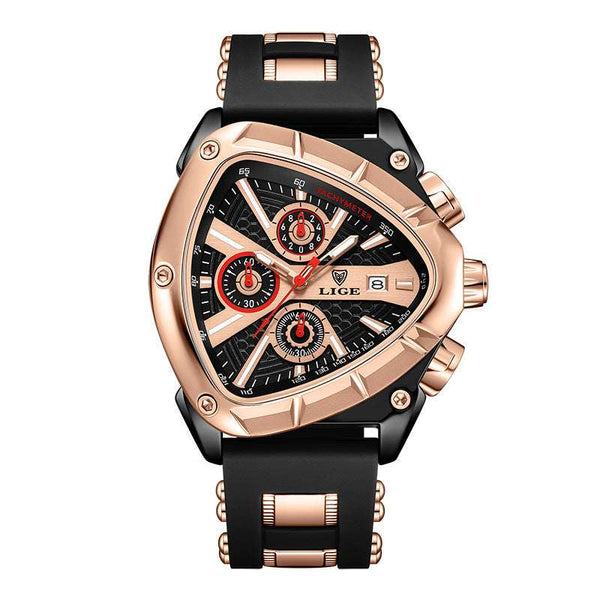 Men's Polygon Waterproof Watch