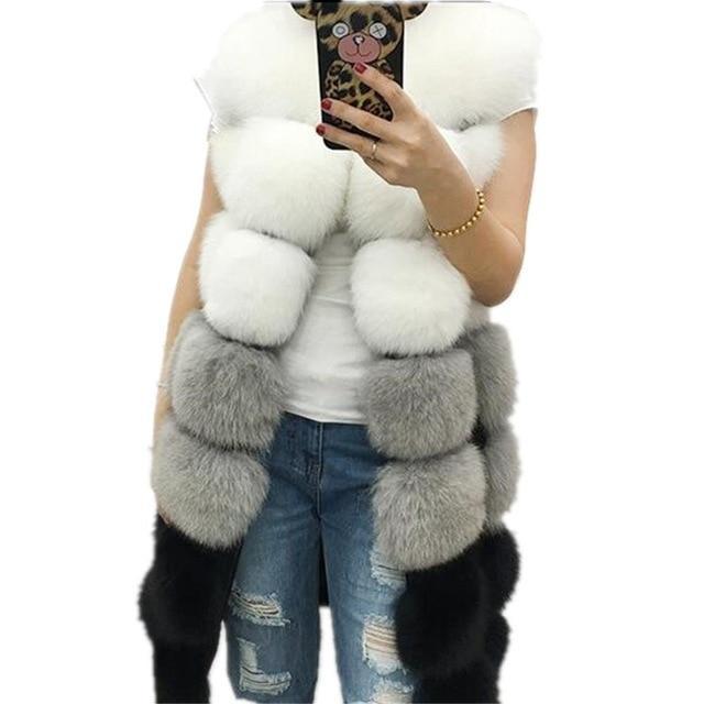New Women's Creative Faux Fur Vest