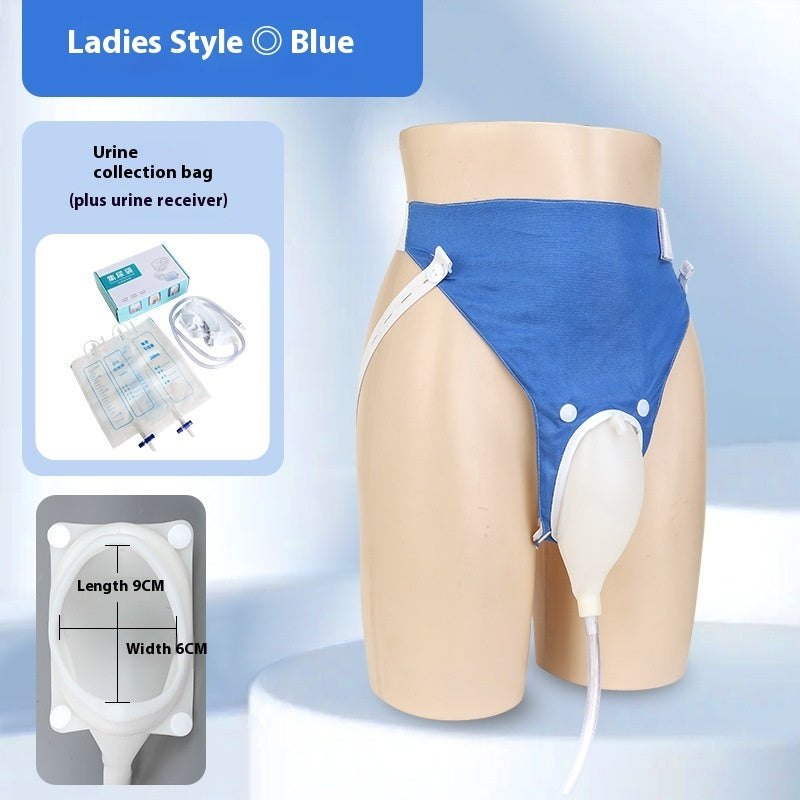 {{ brand }} Unisex Silicone Urine Bag – Bed Rest Catheter & Drainage System Blue Cloth Women's Universal - Silicone Chamber Pot Bed Rest Unisex Spe