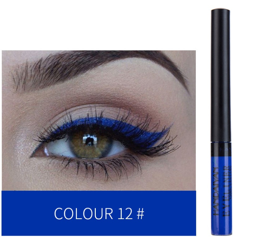 12-Color Matte Eyeliner Set – Vibrant, Long-Lasting Shades 12-color matte eyeliner | Ectron Online