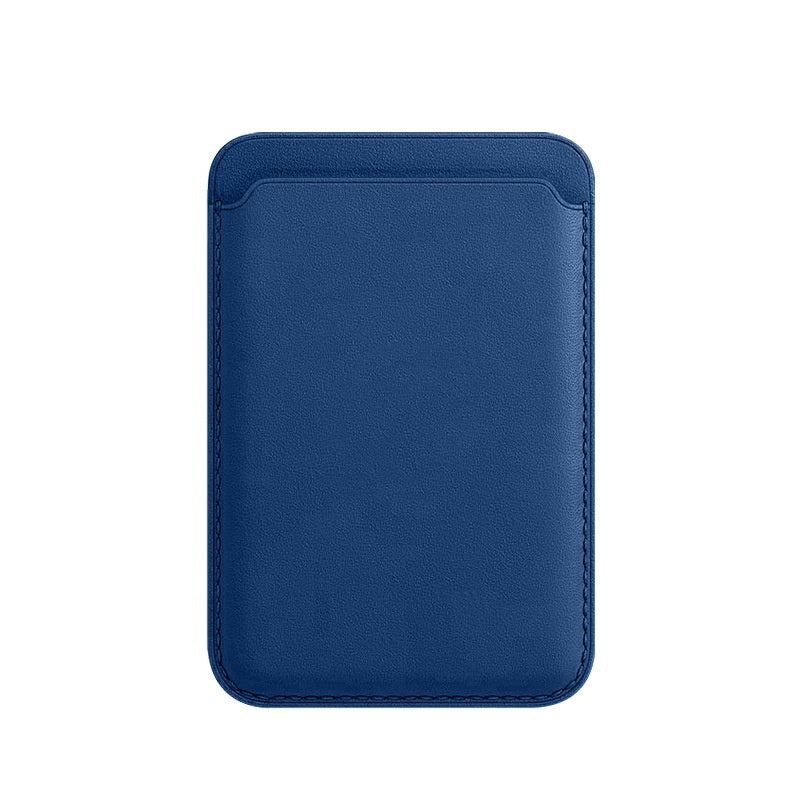 Luxury Magnetic Leather Card Holder for MagSafe For Magsafe Magnetic Luxury Leather Card Holder Wallet Case For 14 Pro Max 13 12 Phone Bag Adsorption Accessories Cover | Ectron Online