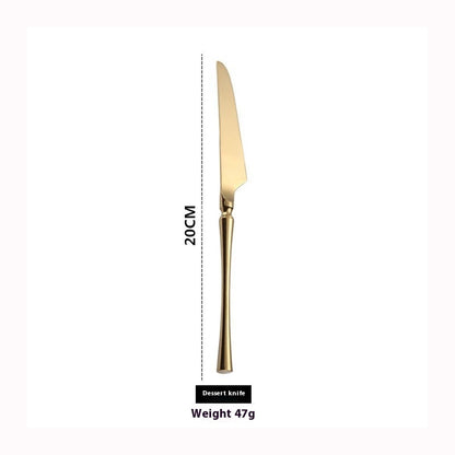 Stainless Steel Tableware Steak Knife, Fork And Spoon