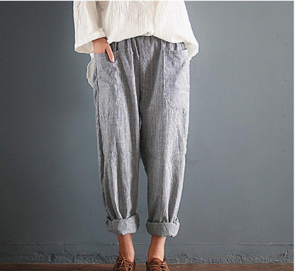 Loose casual harem pants