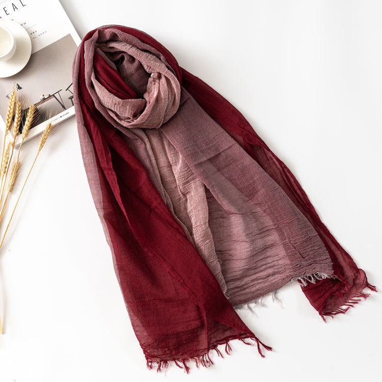 Pure Cotton Warm Scarf - Simple Leisure Autumn/Winter Autumn And Winter Leisure Style Simple P | Ectron Online