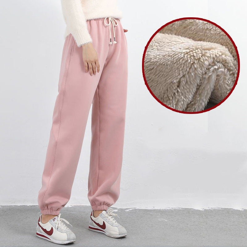 Cozy Fleece Sweatpants: Plus Sizes Available Wide Leg Pants | Ectron Online