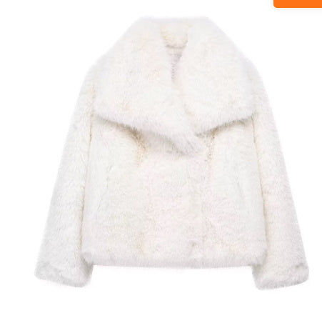 Fashion Plush Outwear Winter Plush Coat | Ectron Online