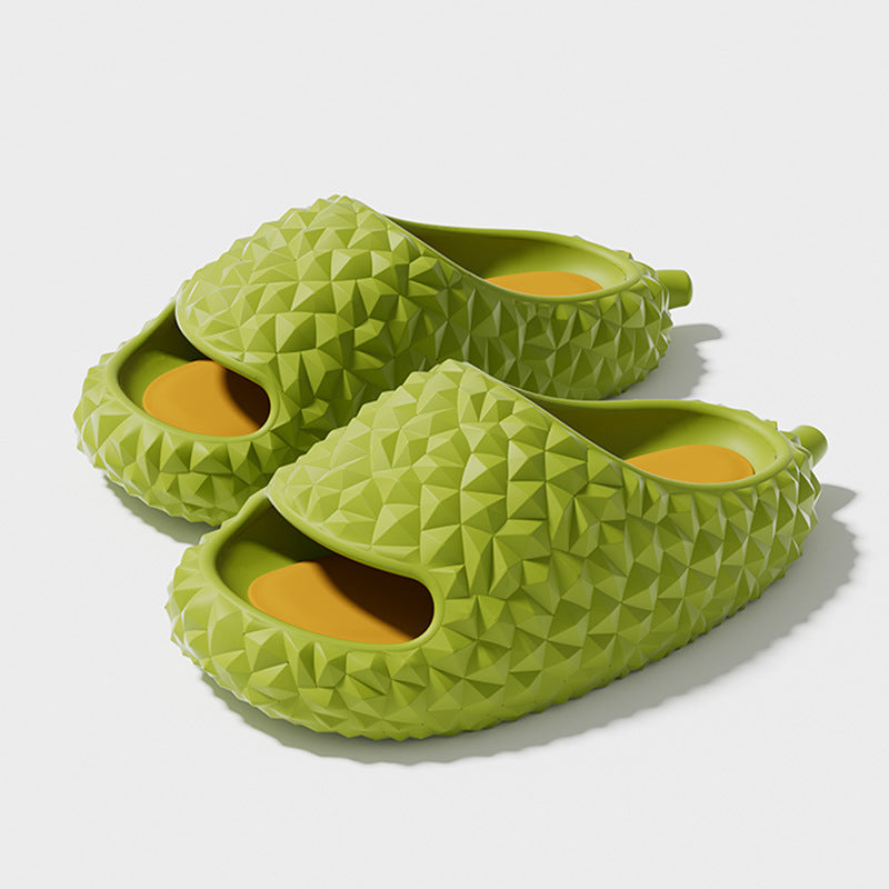 Durian Slippers Unique Design Peep-toe Home Shoes Cute Bathroom Slippers Durian Slippers Unique Design Peep-toe H | Ectron Online
