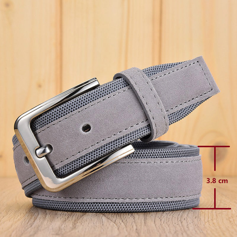 Korean Version Creative Style Suede Man's Belt