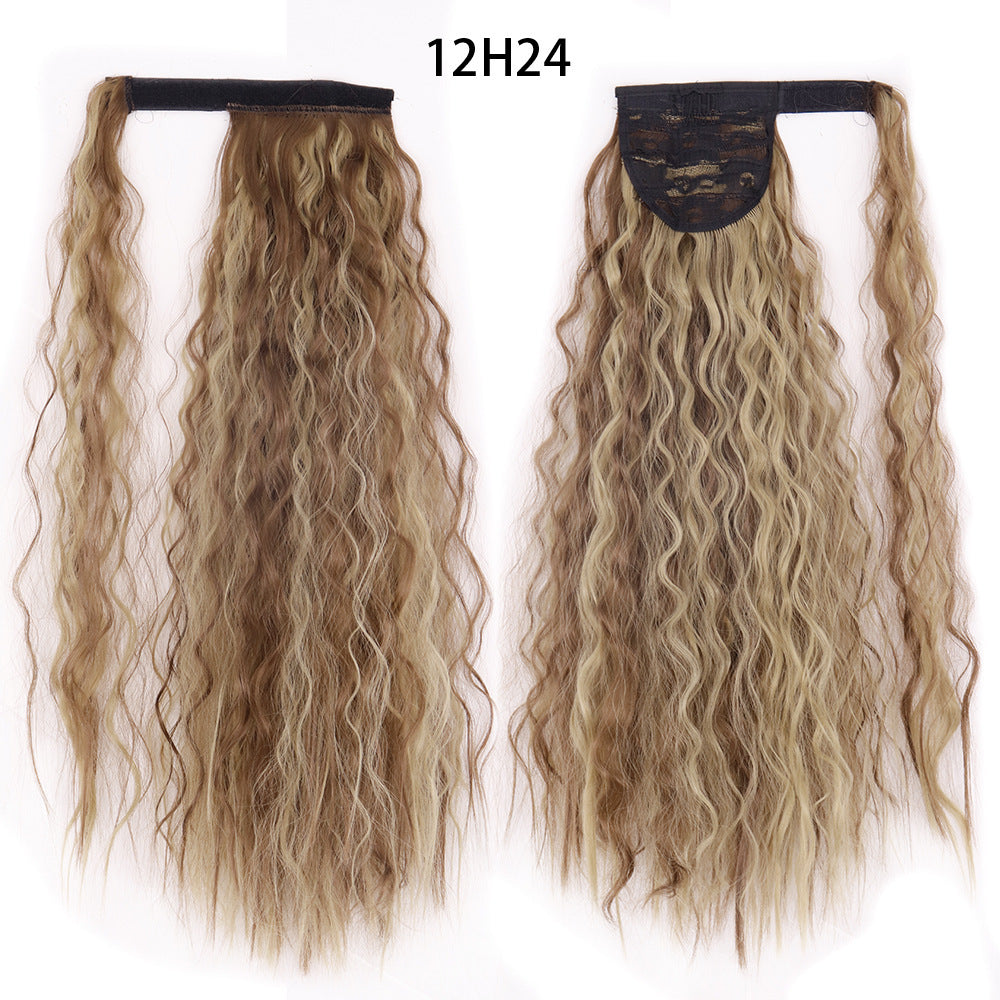 Water Wave Ponytail Wig - Elegant & Easy Style Ponytail Wig Water Wave Velcro Banding C | Ectron Online