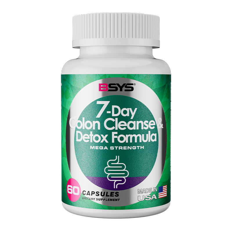 BSYS 7 Day Colon Cleanse & Detox Formula - 60 Capsules Detox