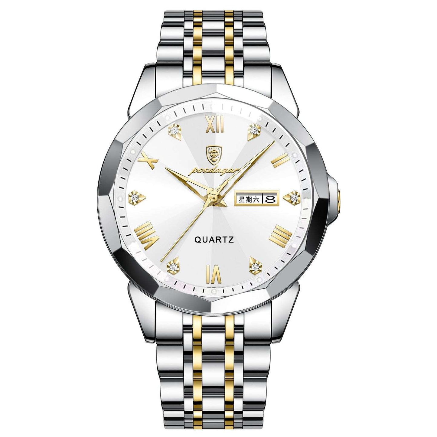 Men's High-Grade Business Watch Business Men's Watch Double Calendar Hig | Ectron Online