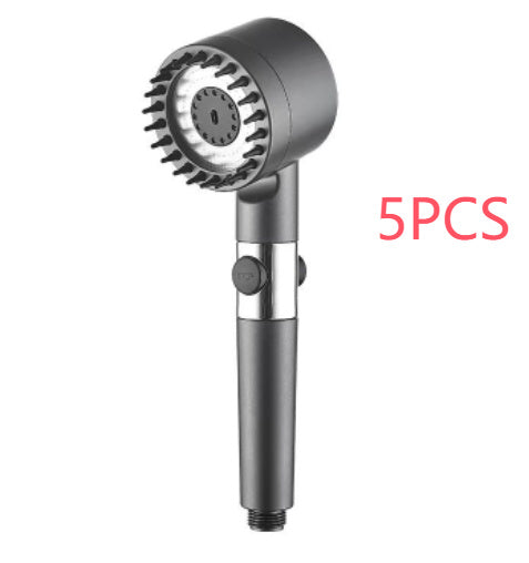 Third Gear Adjustable Supercharged Shower Head with Hose Strong Supercharged Shower Head | Ectron Online
