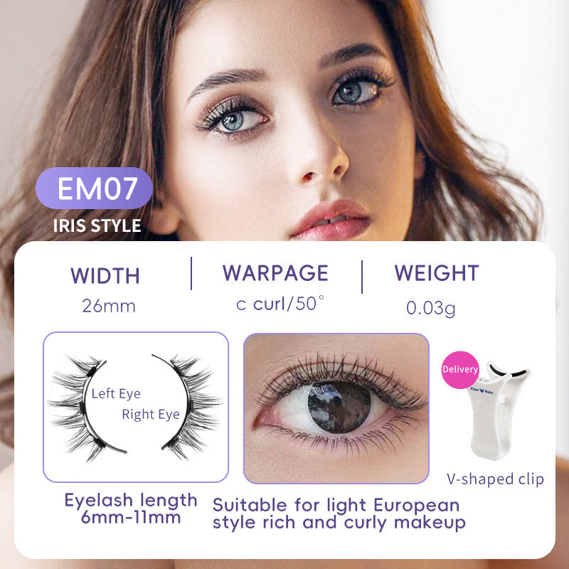 Natural Magnetic Mink False Eyelashes – Soft, Easy to Wear Natural Eyelashes Magnetic Suction False | Ectron Online