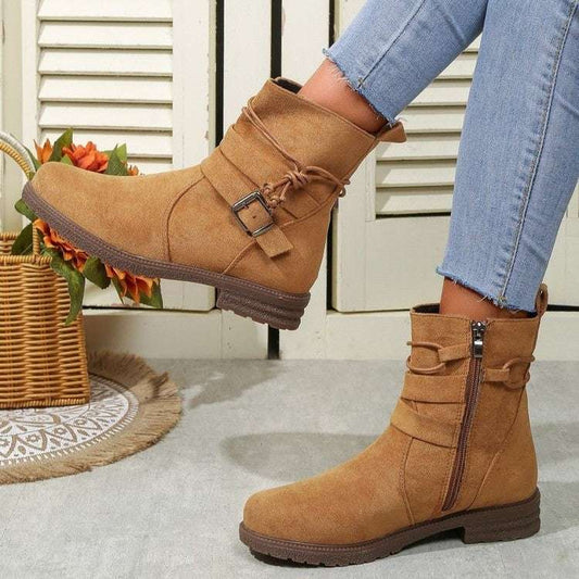 Women's Fashion Casual Retro Martin Boots


