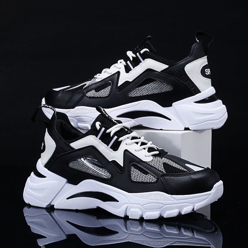 Men’s White Sneakers – Non-Slip Walking & Running Sports Shoes White Sneakers Men Non Slip Walking Runn | Ectron Online