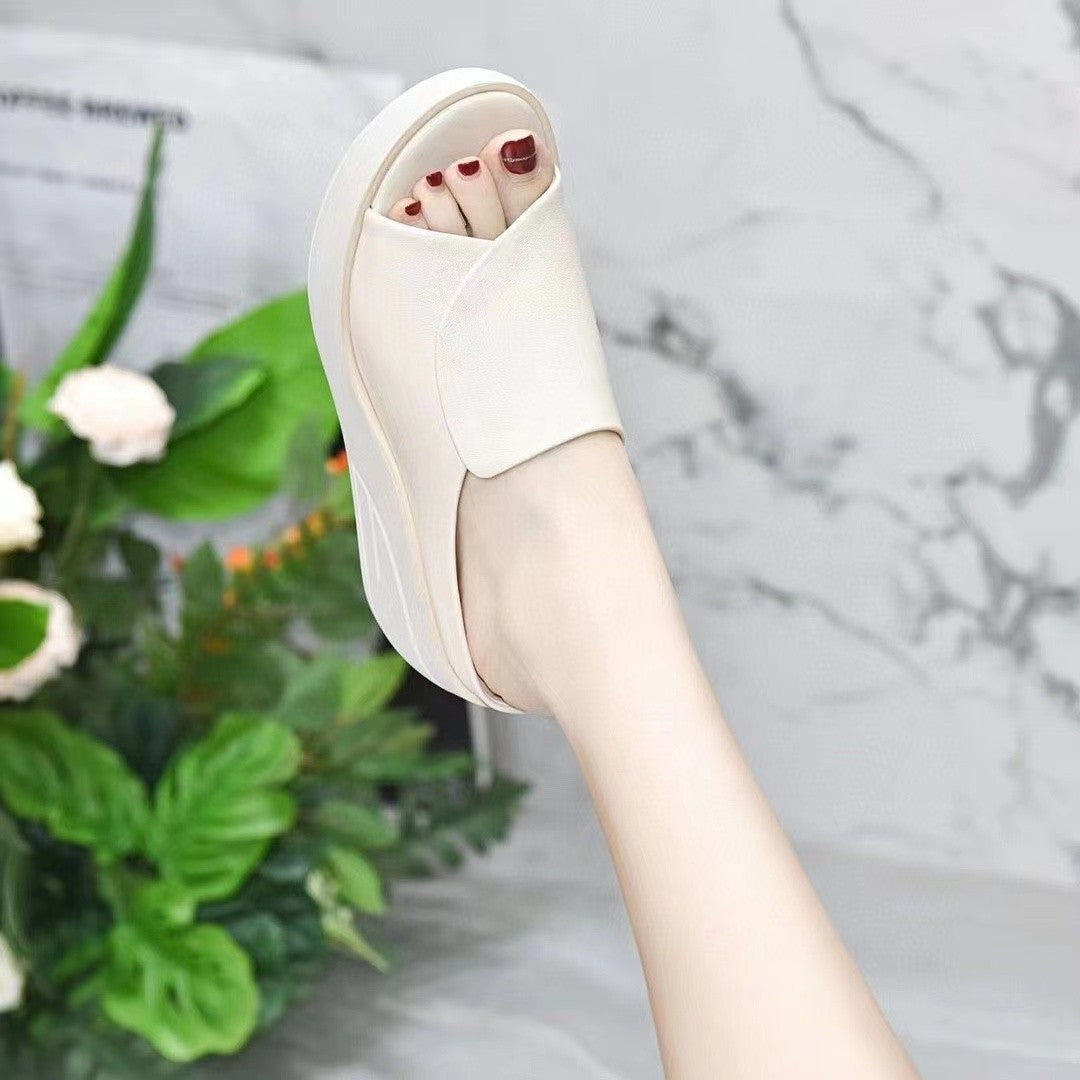 Women’s Real Soft Leather Wedge Sandals – New Summer Style New Real Soft Leather Wedge Sandals Wome | Ectron Online