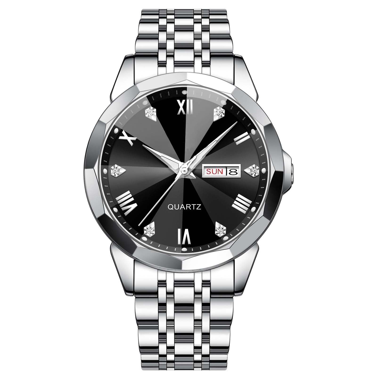 Men's High-Grade Business Watch Business Men's Watch Double Calendar Hig | Ectron Online