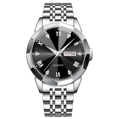 Men's High-Grade Business Watch Business Men's Watch Double Calendar Hig | Ectron Online