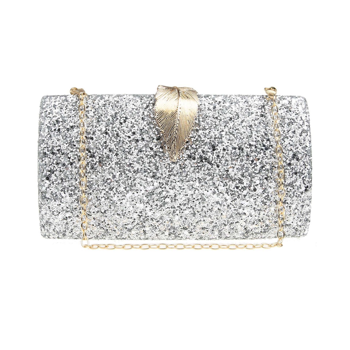 Sequined Dinner Bag Fashion Simple Clutch Long Small Square Bag Dress Bridal Bag Party Wedding