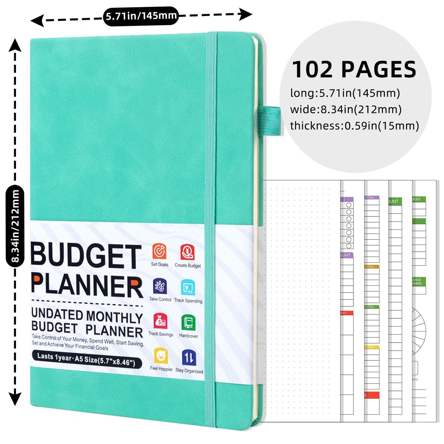Amazon A May Plan Cash Budget Planner Week Plan English Foreign Trade Notebook
