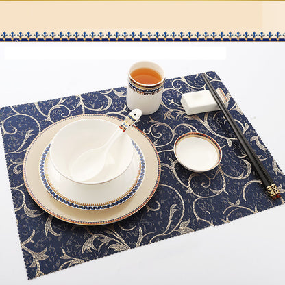 Ceramic European-style Flat Plate Creative Bone China Tableware Set