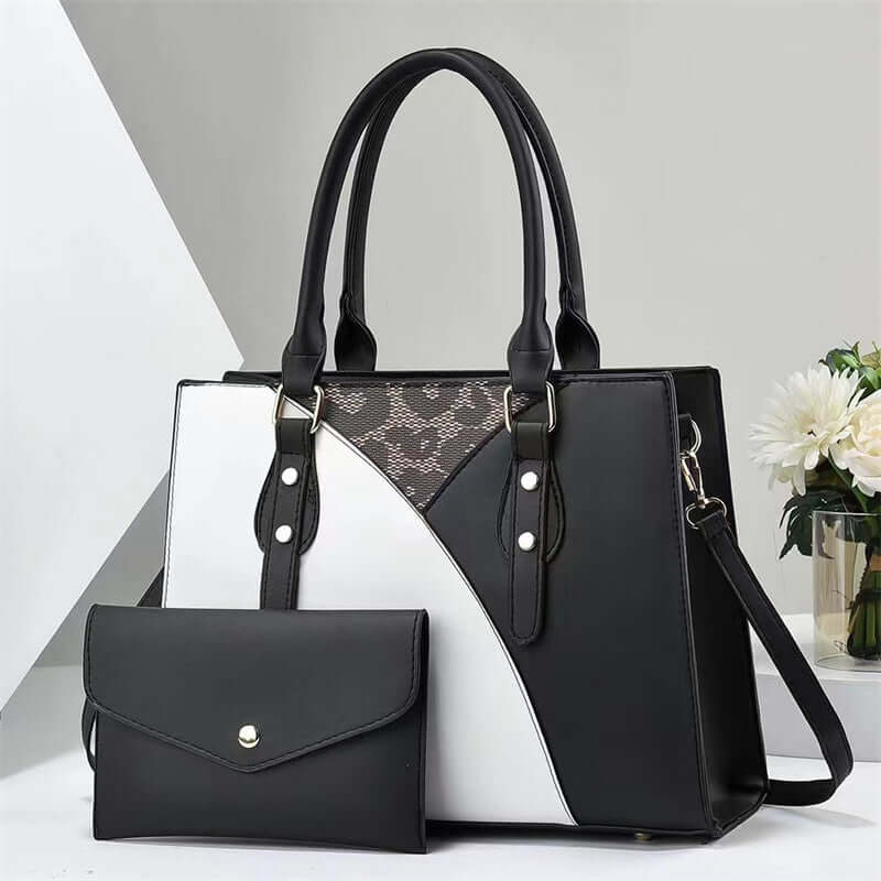 2-Piece Versatile Fashion Handbag Set - Tote & Matching Clutch Two Piece Versatile Fashion Handbags | Ectron Online