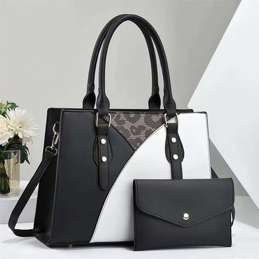 2-Piece Versatile Fashion Handbag Set - Tote & Matching Clutch Two Piece Versatile Fashion Handbags | Ectron Online