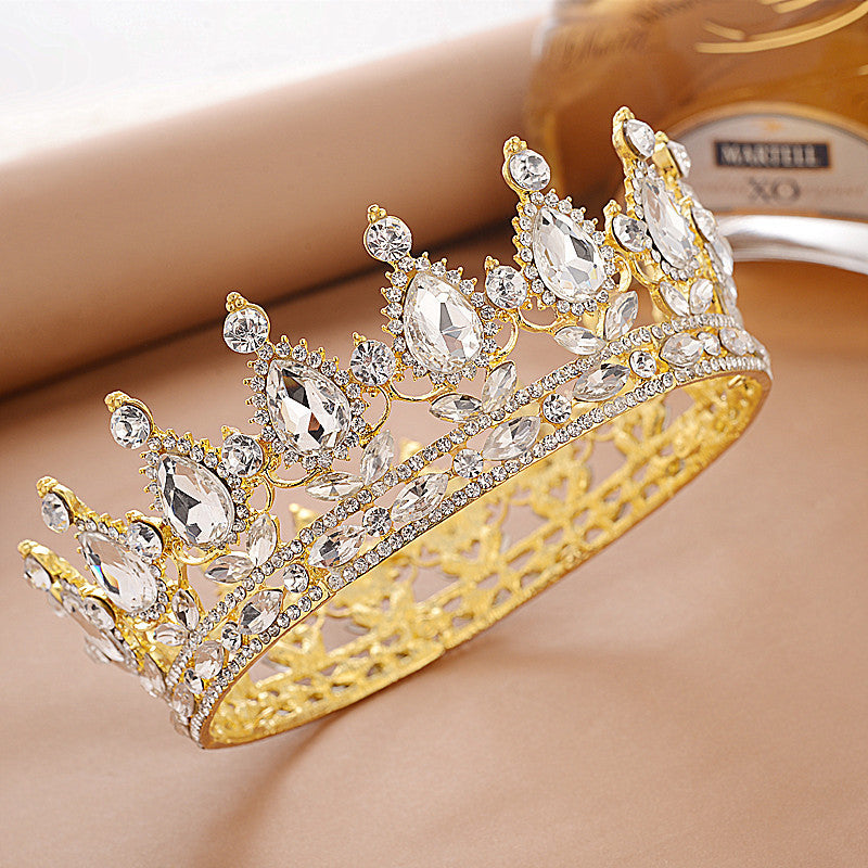Full Round Bridal Crown Tiara - Wedding Diadem Headpiece Full Crown Bridal Tiara Crown Wedding Di | Ectron Online