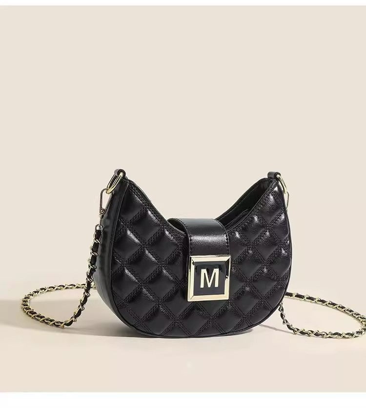 High-End Rhombus Chain Messenger Bag High-end New Fashion Rhombus Single Shou | Ectron Online