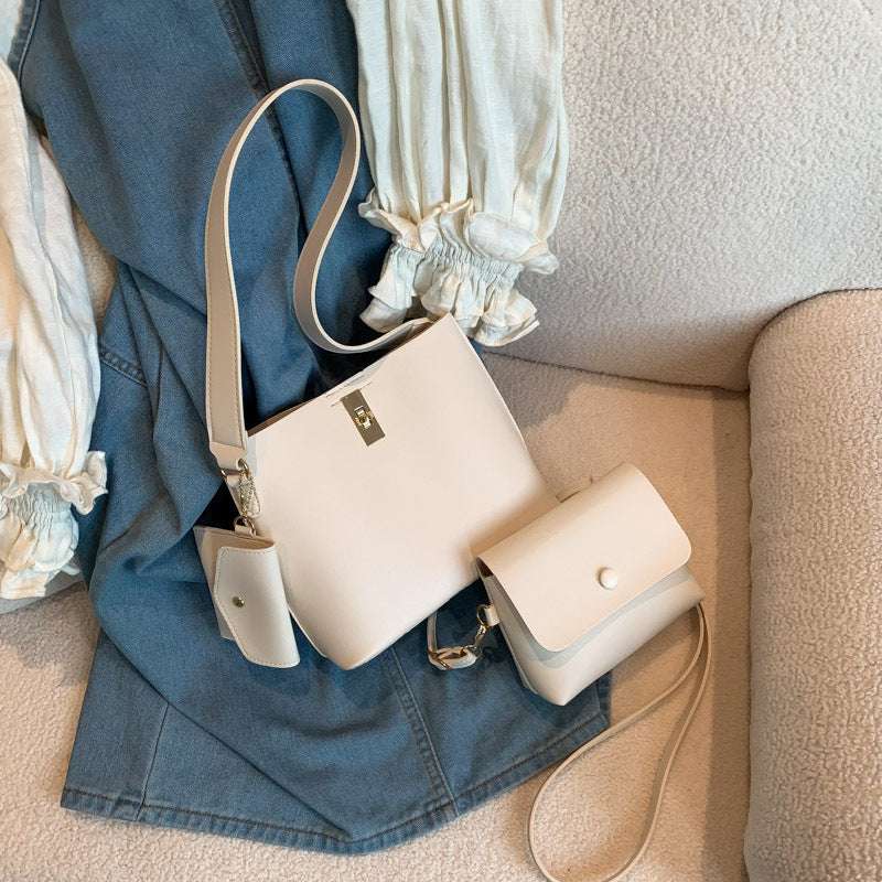 Western Style Hand Shoulder Bag Three-piece Messenger Bag Western Style Hand Shoulder Bag Three-pi | Ectron Online