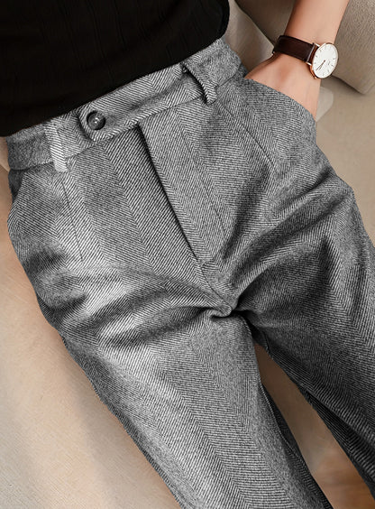 Women's High Waist Slimming Straight Trousers Women's High Waist Slimming And Straight | Ectron Online