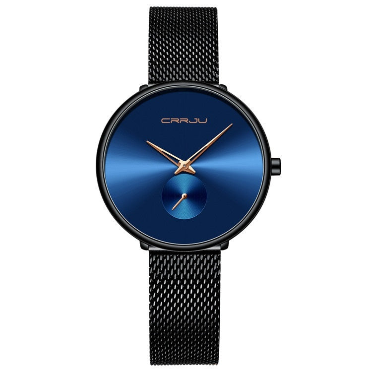 Women's Simple Stainless Steel Mesh Watch Women's Stainless Steel Strap Mesh Strap | Ectron Online