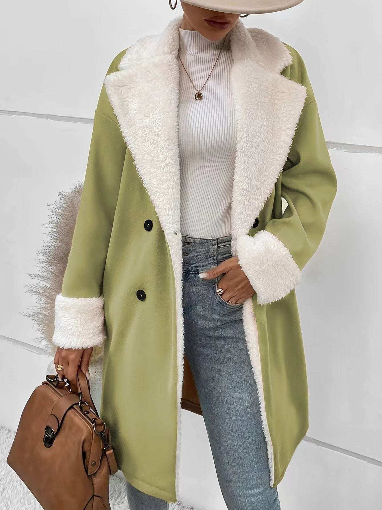 Women's Woolen Commuter Coat Leisure Commute Woolen Coat For Women | Ectron Online