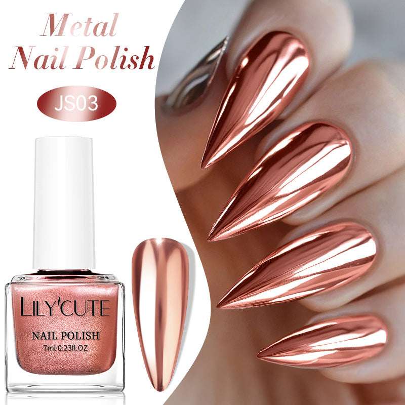 Quick-Dry Metallic Mirror Nail Polish Quick-dry Metallic Mirror Nail Polish, N | Ectron Online