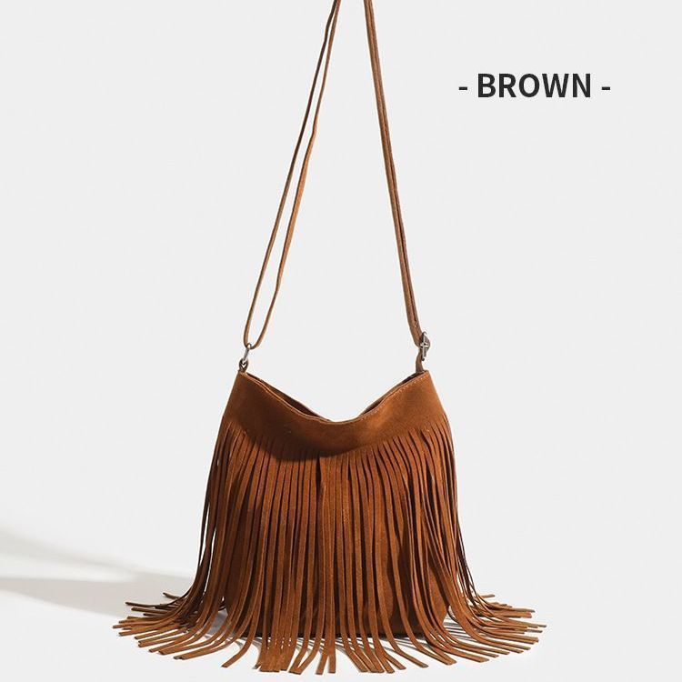 Artistic Tassel Simple Shoulder Bag - Popular & Stylish Artistic Tassel Simple And Popular Shoul | Ectron Online