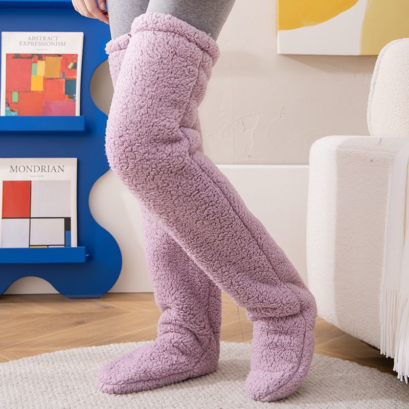 Over Knee High Fuzzy Long Socks Over Knee High Fuzzy Long Socks Winter W | Ectron Online