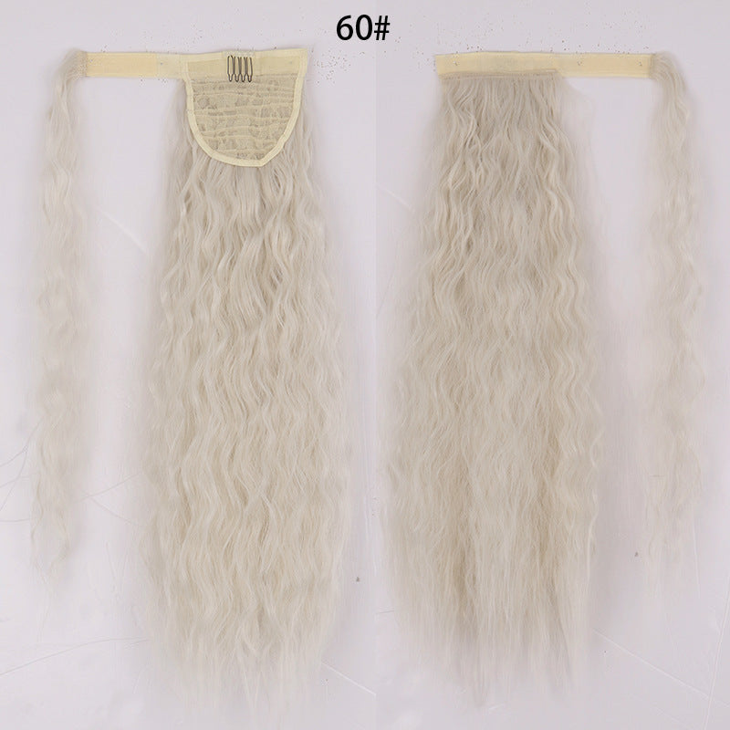 Water Wave Ponytail Wig - Elegant & Easy Style Ponytail Wig Water Wave Velcro Banding C | Ectron Online