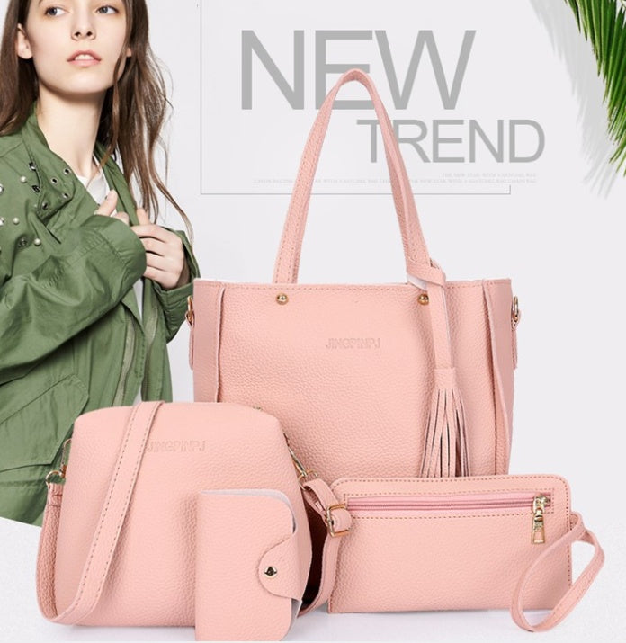 Pack of 4 Shoulder Bag Set - Versatile & Stylish Bags Pack of 4 Shoulder Bag Set | Ectron Online