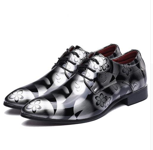 Trendy Pointed Men’s Leather Shoes – Large Size Fashion Trends pointed men's leather shoes barbe | Ectron Online