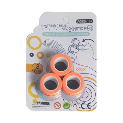 Decompression Artifact Magnetic Ring | Stress Relief and Style Magnetic Ring | Ectron Online